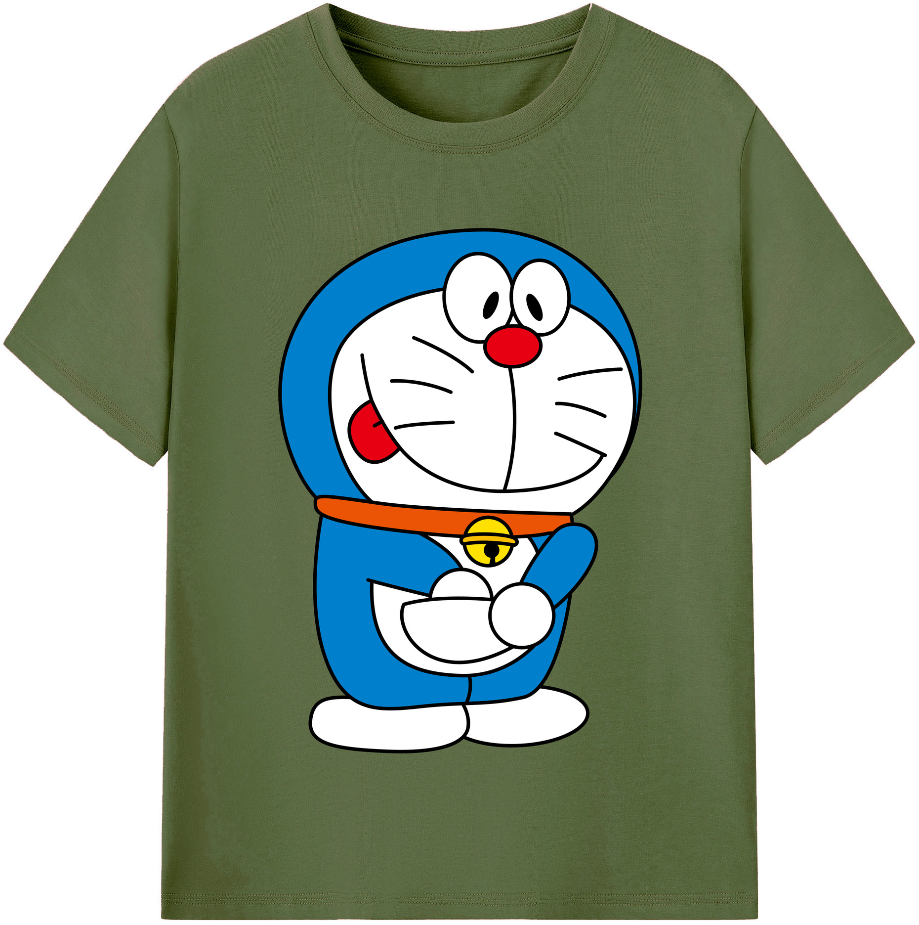 （画像用） ドラえもん Doraemon 綿100％半袖Tシャツ（フロントプリント）